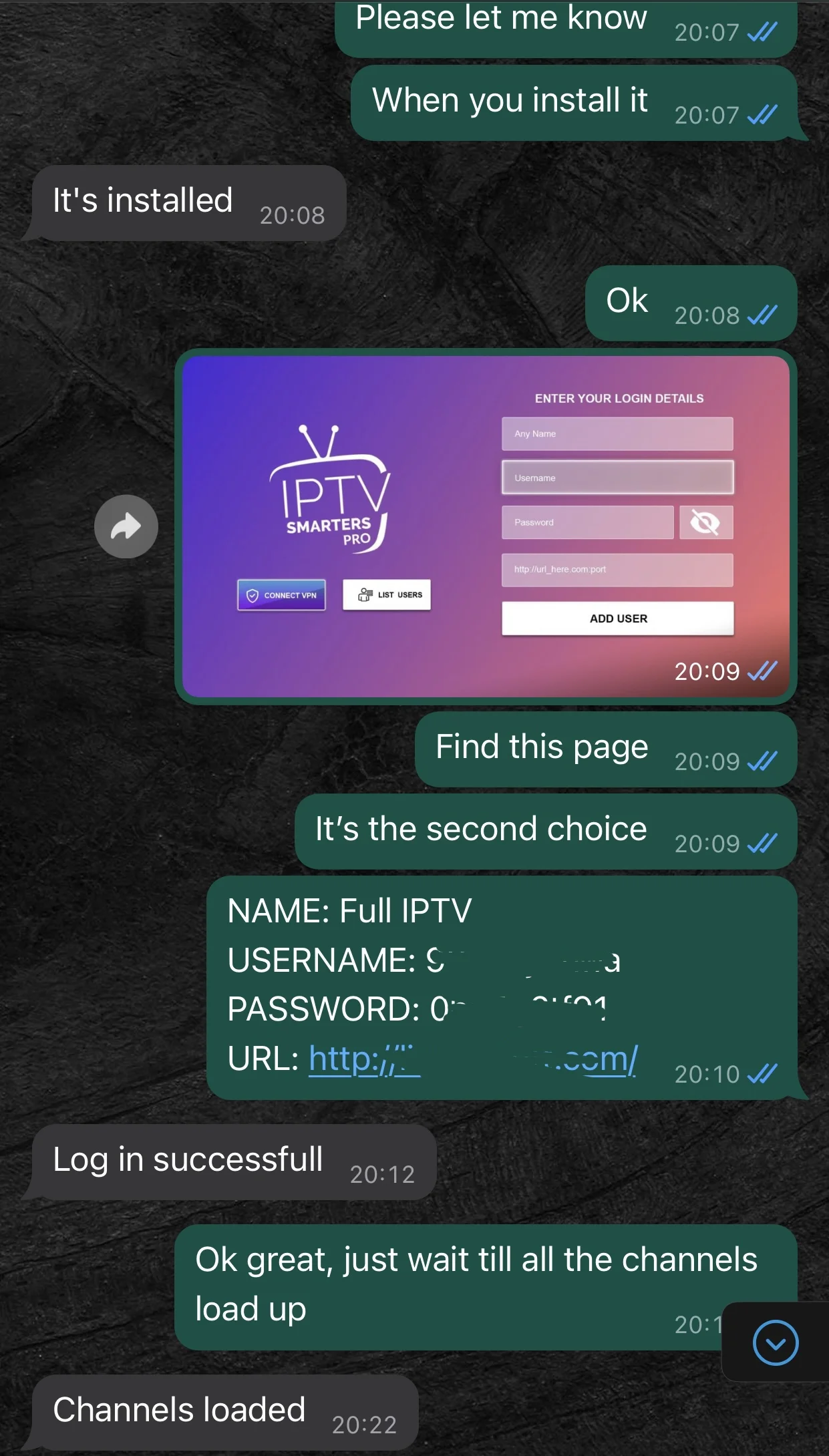 Customer testimonials for Full-IPTV - Best IPTV USA and Canada service with WhatsApp reviews